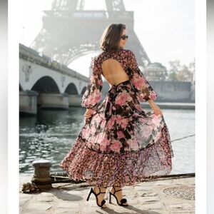 Misa Los Angeles Charlotta Dress in Rosetta Mix